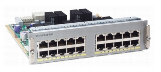 Cisco Catalyst 4900M 20-port 10/100/1000 RJ-45 half card