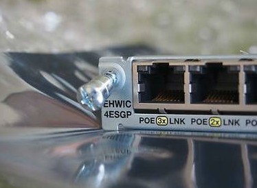 Cisco gigabit ethernet EHWIC 4-Port module  EHWIC-4ESG-P